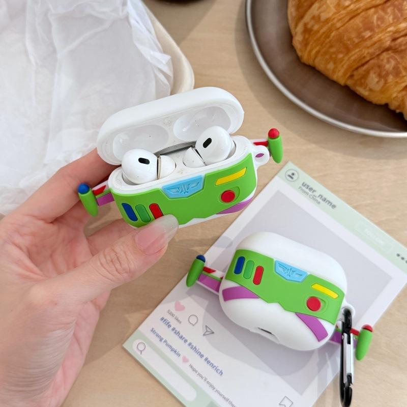 Buzz Lightyear drone applies to airpods4 apple bluetooth wireless earphone case 2/3 generation pro2 protective case
