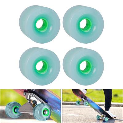 4 Pack Skateboard Wheels, 7cm PU Long Board Wheel High Strength Wheels Maintenance Roller