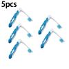 5/10pcs Portable Soft Rubber Folding Microfiber Toothbrush For Travel Couples