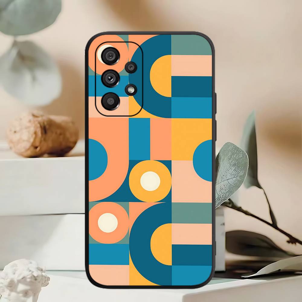 Geometric Bauhaus Art Phone Case For Samsung A 52 53 21 32 13 12 71 31 51 40 72 73 70 22 42 50 30 20 21 Shell