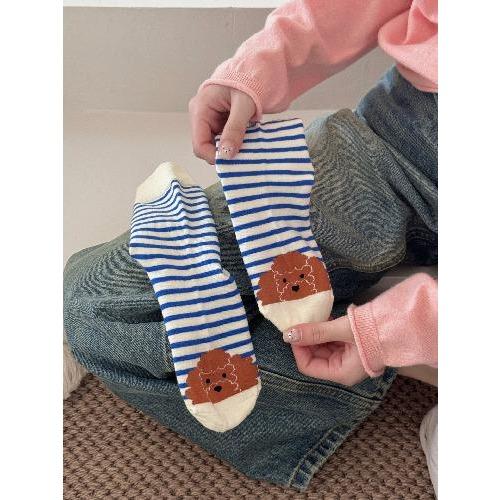 Korean Socks Female Cartoon Puppy Tube Socks Fashion All-match Dachshund Socks New Style