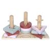 Kindsgut Rainbow Stacking Puzzle - Old Pink - for Children 18 Months and Older