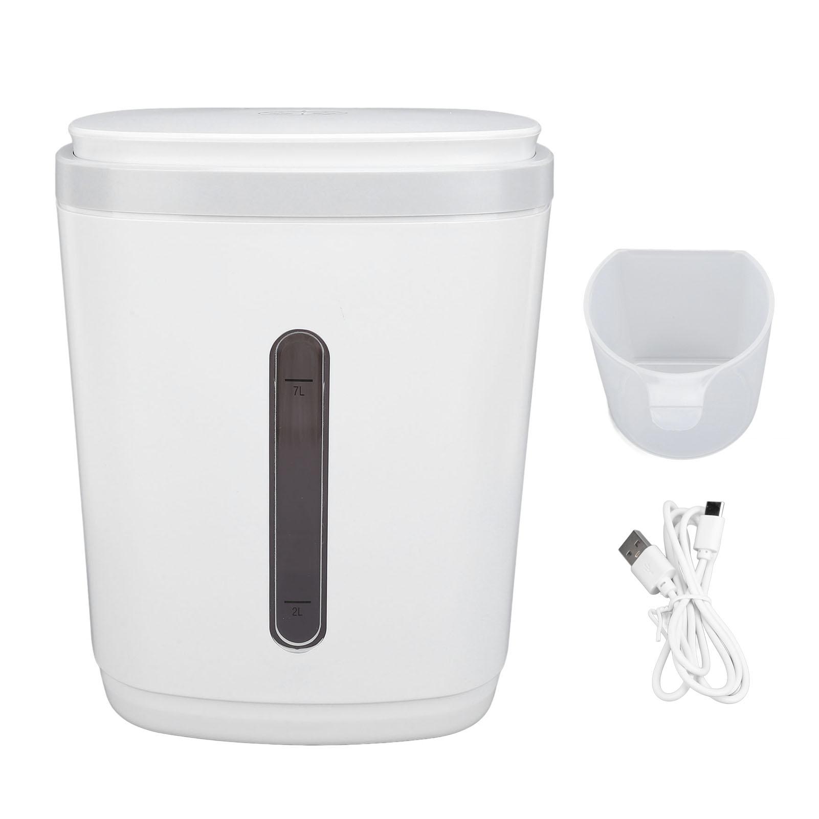 

8 л вакуумный контейнер для хранения риса большой емкости влагостойкий герметичный перезаряжаемый контейнер для корма для домашних животных L серый