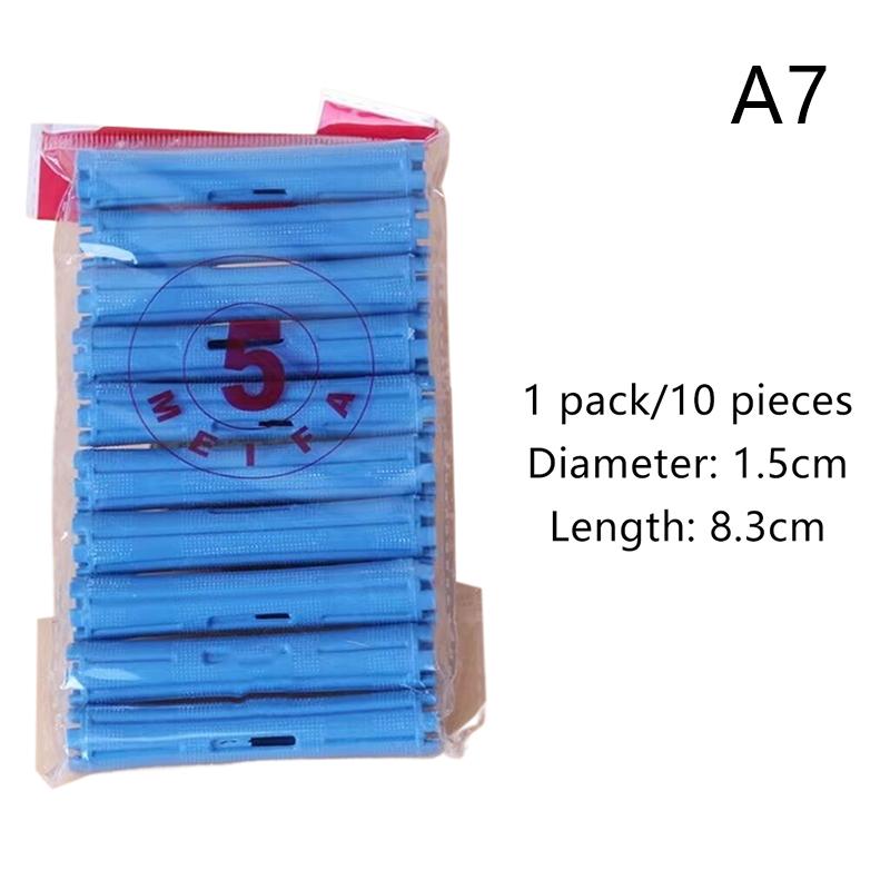 7/8/9/10 Stuks Hittevrije Krultang Geen Hitte Haarrollers Krulspeld Trek Kern Luie Krullen Flexi Staaf Golfvormers Haarstyling Tool