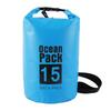 Practical Outdoor Waterproof Dry Backpacks Tear Resistant PVC Storage Bag Adjustable Shoulder Strap For Hiking