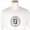 FENDI logo Short sleeve T-shirt Double F White cotton mens Used