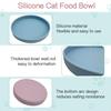 Cat Food Bowls7 Wide Puppy Plates Whisker Fatigue Pet Feeding Dishes Pet Feeding Station for Cats Small Dogs Anti Whisker Fatig