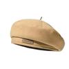 Warm Painter Cap Solid Color Winter Beanie Sunshade Bonnet Woolen Beret  Casual Outfits