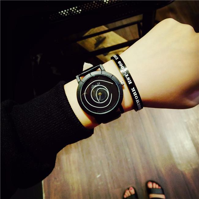 CE127 Fashionable Men Watch Concept Without Pointers,minimalist Creativity, Minimalist Quartz Watches, Clock Gift Watches for Ma