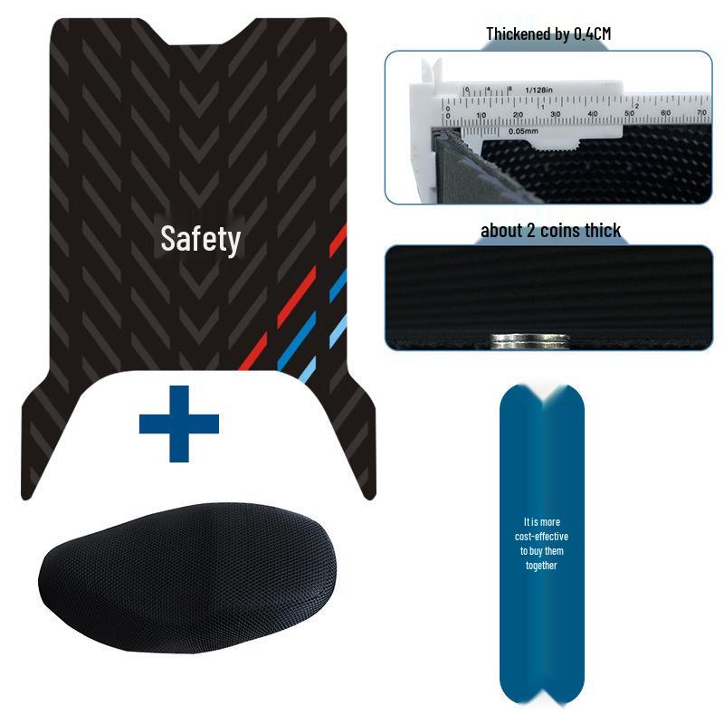 Durable Waterproof Anti-slip Rubber Foot Mat for Yadea Mofang Electric Vehicle