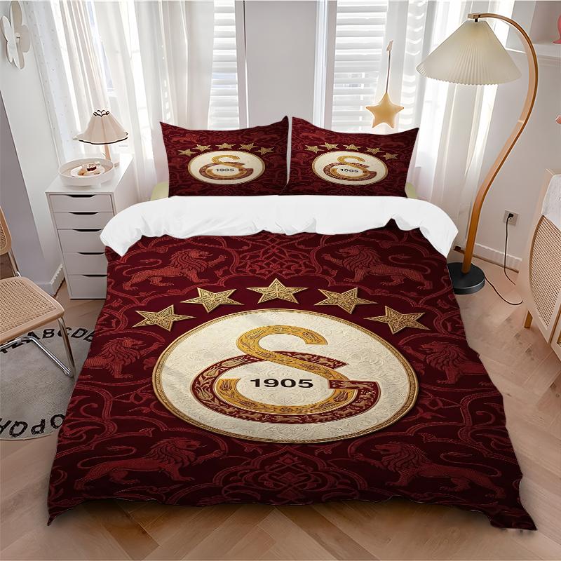 3Pcs Galatasaray Heritage Emblem Bedding Sets For All Sizes New 3D Printed Bed Cover Comforter Duvet Cover Pillowcase Bedroom Decoration