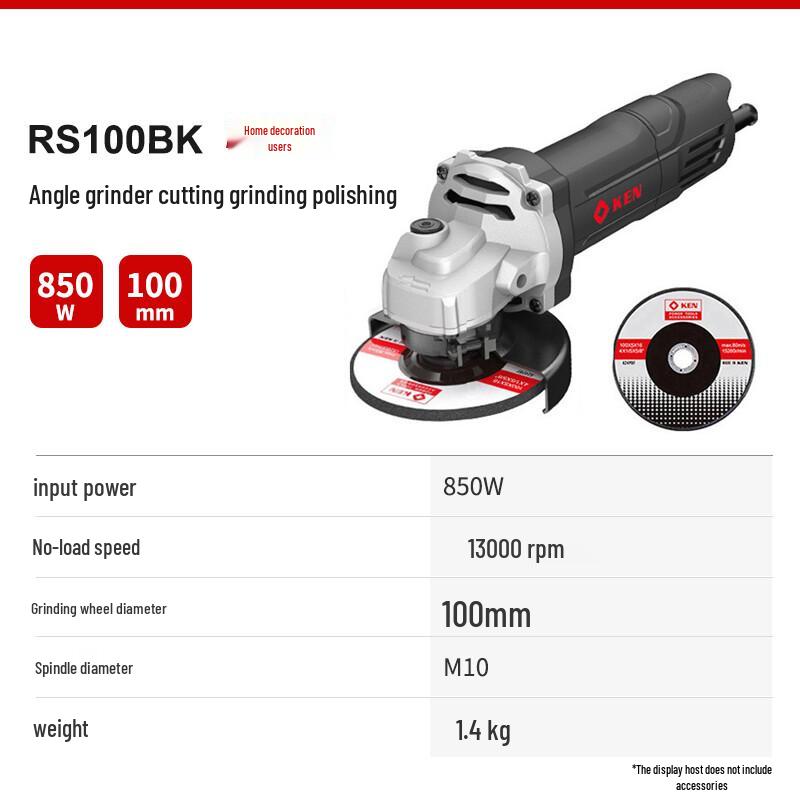 KEN Electric Angle Grinder CN Plug (adapter Included)