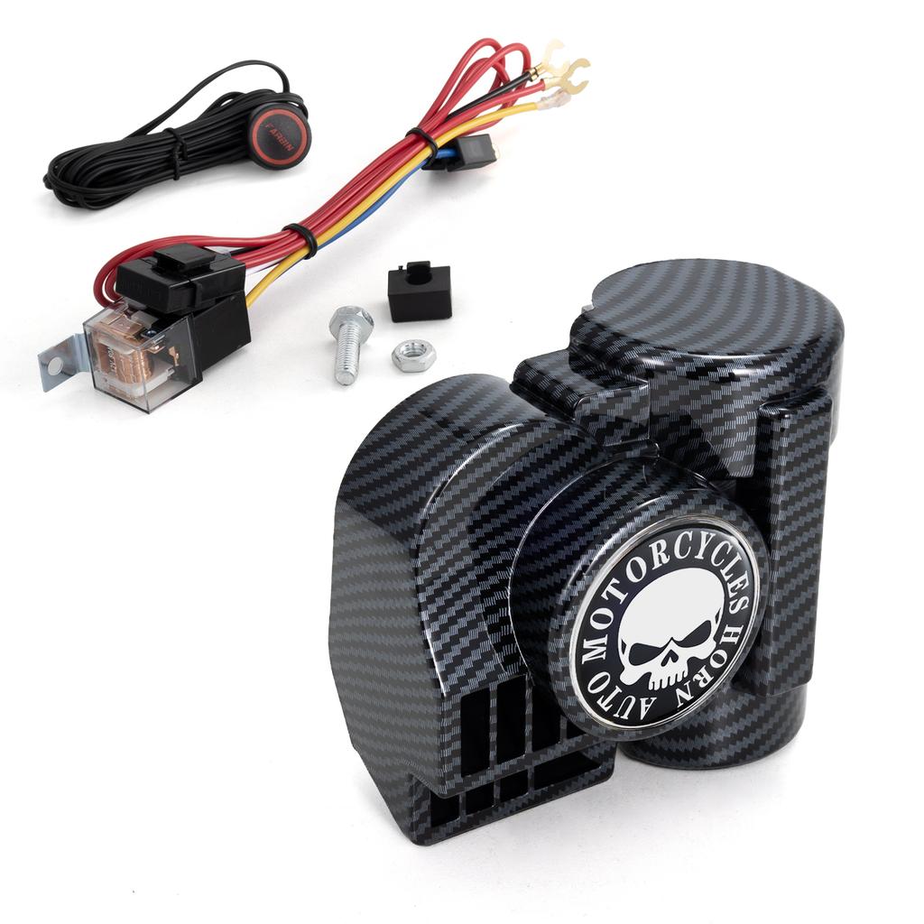 FARBIN Train Horns for Car Air Horn with Horn Cover for Motorcycle 12V Train Sound Car Horn Kit 150DB Super Loud Horn