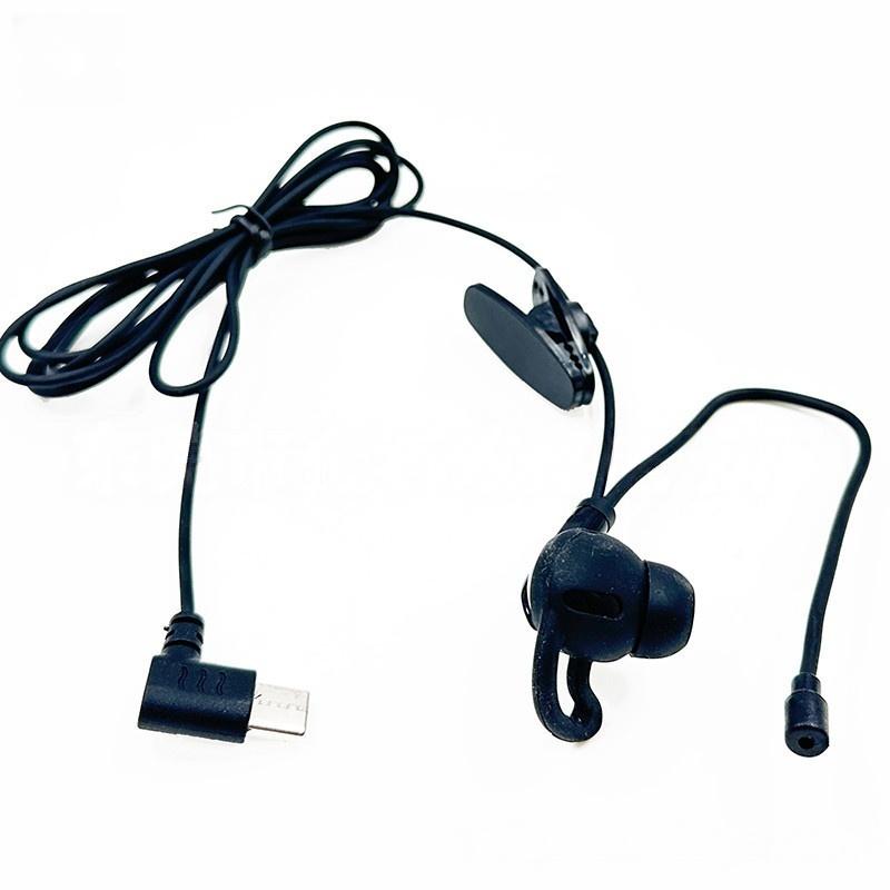 1Pcs Soccer Referee Communication Single Ear Hanging Headset Football  Judger Arbitro Earpiece For V6 V4 FBIM Helmet Heads