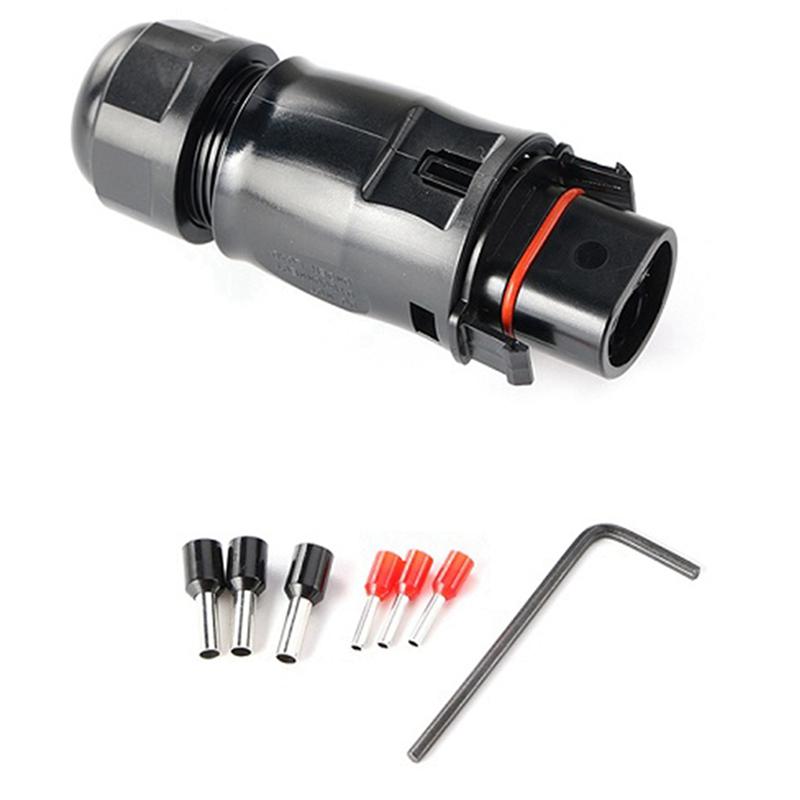 2X Solar PV Connector Plug Waterproof IP68 4000V 40A For Solar PV System Panel Parallel Protection Kit LY01-Male-B61B