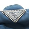 PRADA VA0677 Triangle logo Tote bag Nylon blue/SilverHardware
