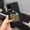 Cartooon Phone Case For Vivo Y21 2021 Y21S Y 21 V2110 V2111 Candy Silicon Case Back Cover For Vivo Y33S Y 33S V2109 Shell Funda