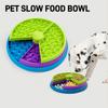 Rotierendes Labyrinth Langsamfutter-Napf Abnehmbares Puzzle Langsames Fressen Haustier-Napf Anti-Rutsch Interaktiver Leckerli-Spender Spielzeug für Hunde