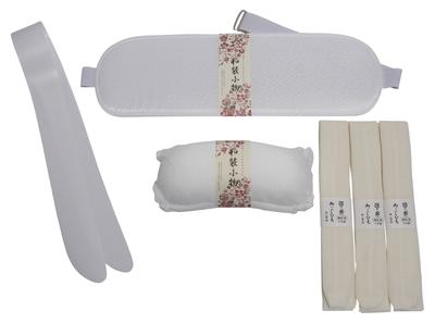 Dressing Accessories Set of Obi Obi 3 Waist Collar Made In White [Hasegawa] 6, Pillow, Board, Straps, Core, Japan,