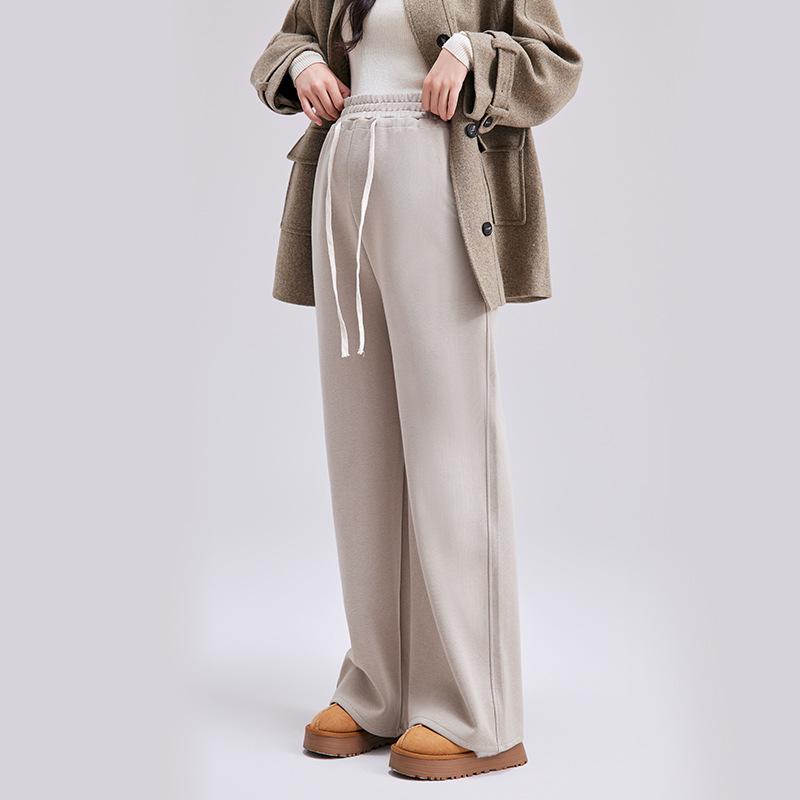 

Maternity pants large size wide-leg pants women s autumn and winter new thickened outer wear loose maternity casual sweatpants XL хаки