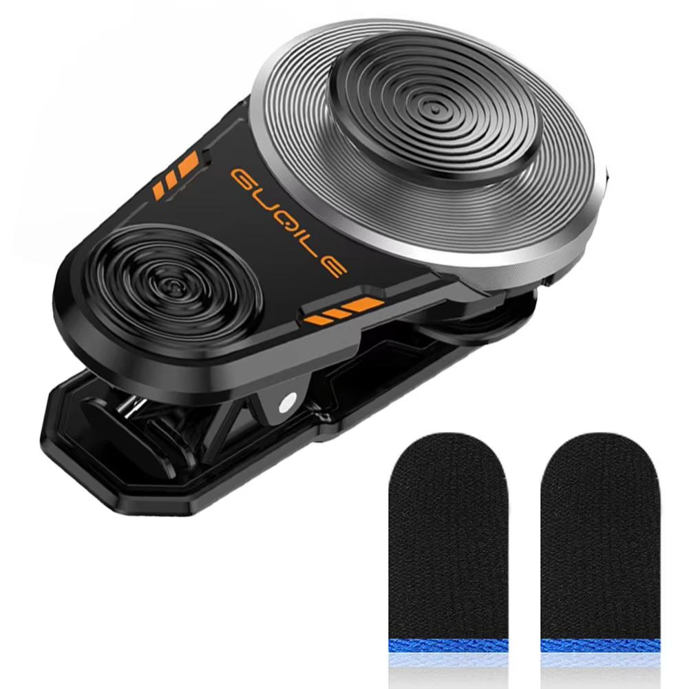 Mobile Phone Game Clip Mount Joystick with Finger Sleeves Upgrade Game Control Touch Screen Joypad Game Controller Auxiliary 5