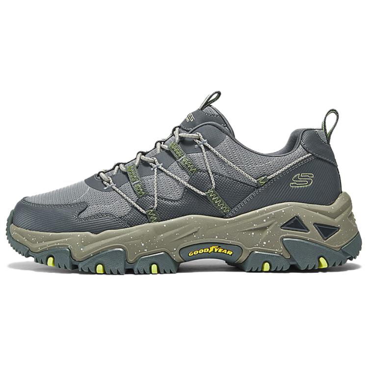 Skechers DLites Hiker Comfortable Versatile Durable Low Top Casual Shoes Men sneakers Gray Brown 237421-GYMT 43