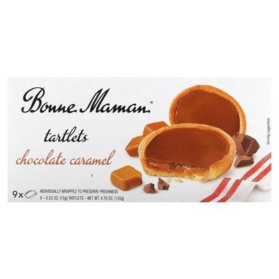 iHerb Bonne Maman Chocolate Caramel Tartlets, 9 Count (15g Each)