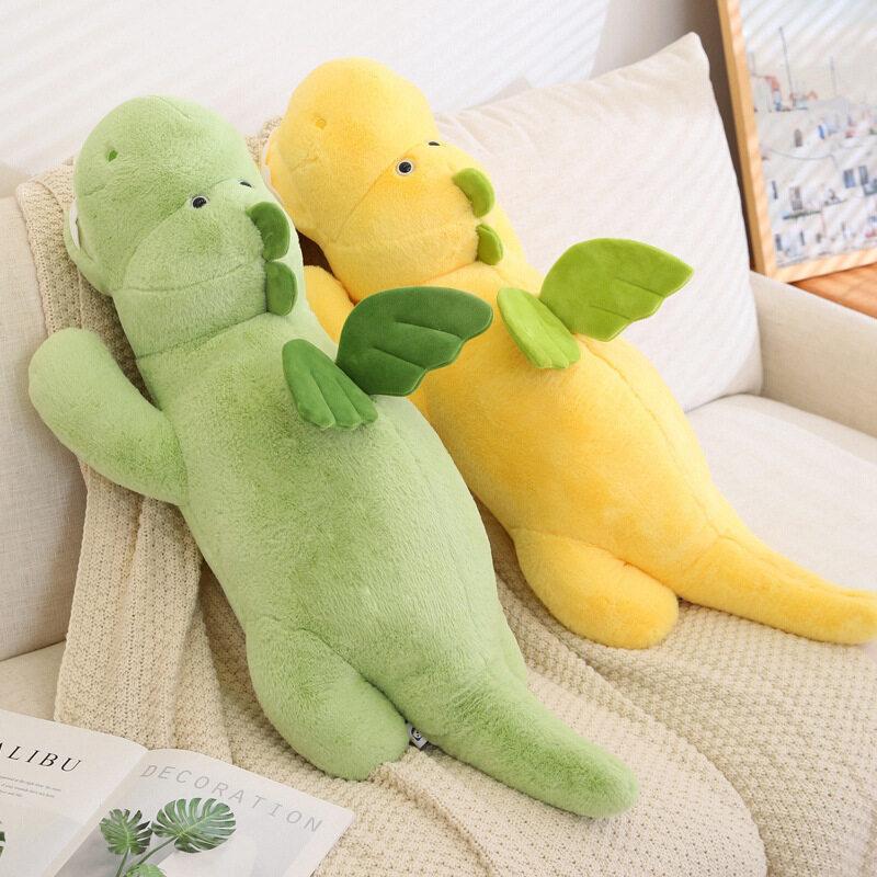 Happy Dinosaur Sitting And Lying Down Plush Doll Doll Doll Skin-Friendly, Cute, Soothing And Accompanying Doll Small Gift Wholesale