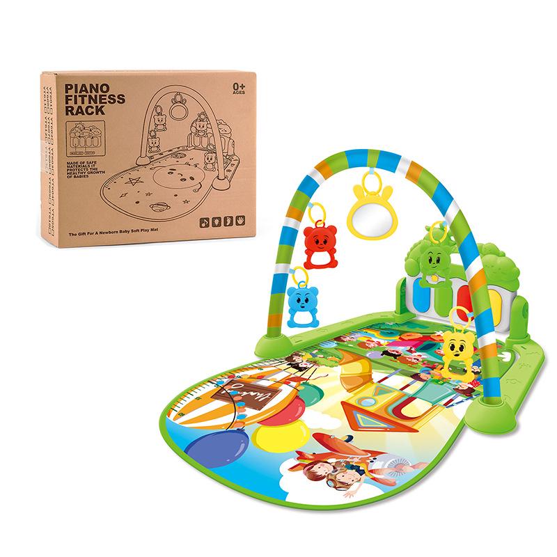 Newborn Baby Piano Gym Mat: Musical Play Toy for Infants