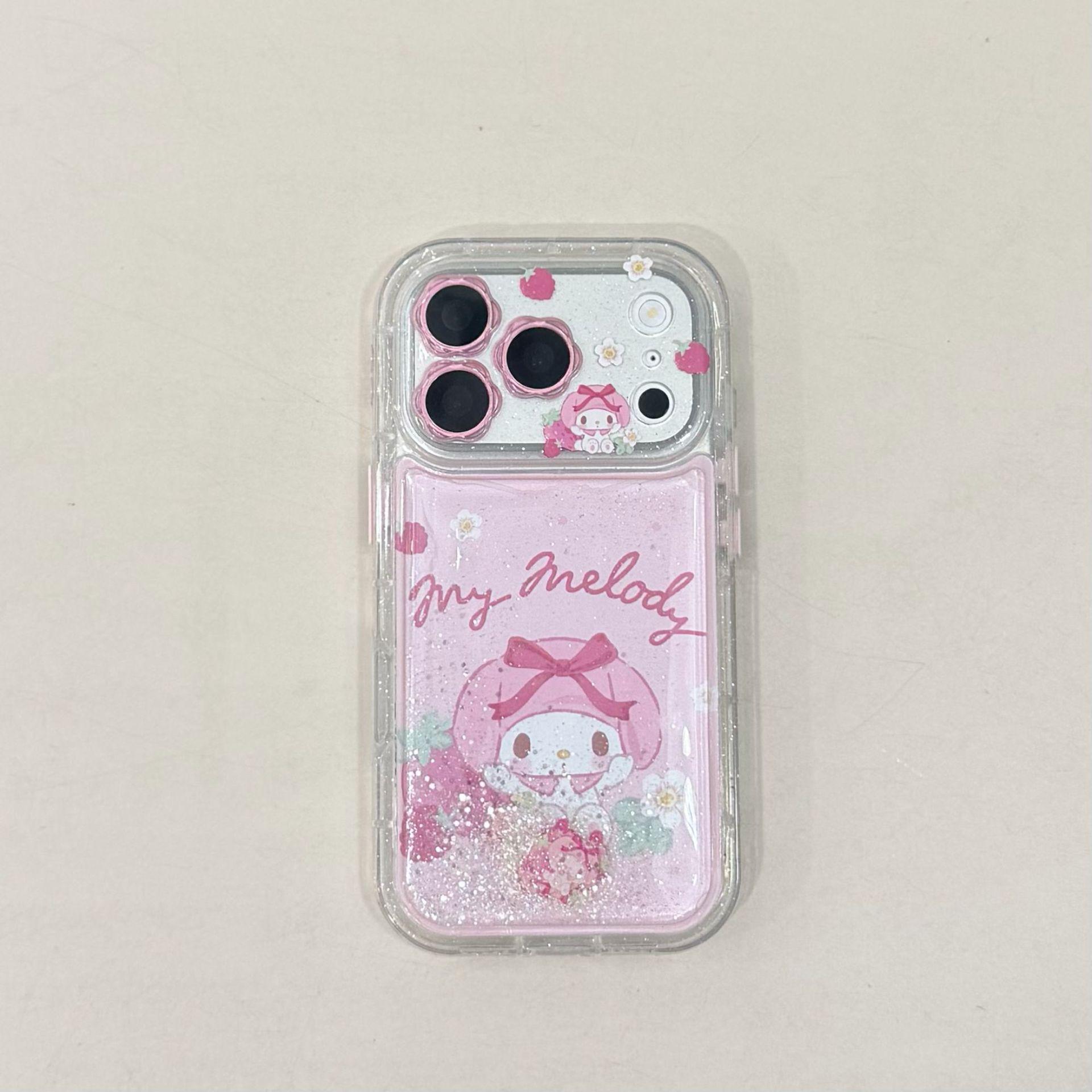 

Flower Melody Sand Flow iPhone 15/16 Pro Max/17 Pro Case 15