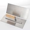 Solid Wood Handle Stainless Steel Plastering Knife for Wall Skimming and Putty Spreading