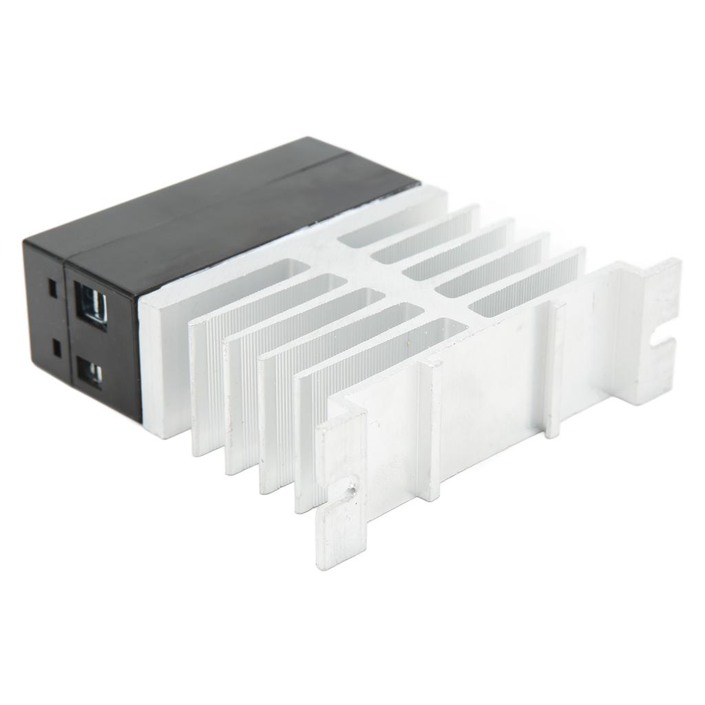 DC-Steuerung DC-Relais mit Kühlkörper Solid-State-Leistungsrelaismodul 3–32V Eingang 5–220V Ausgang