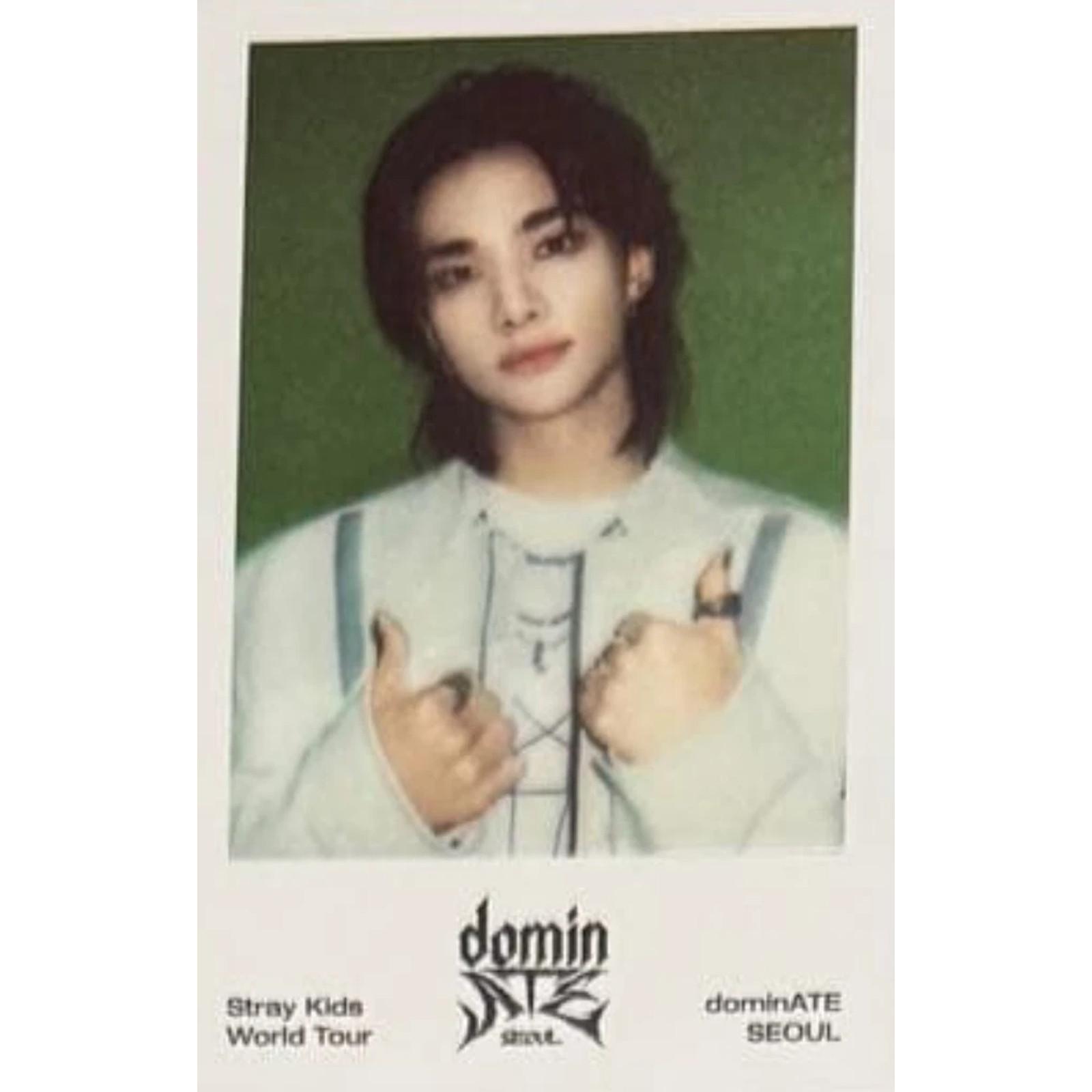 

STRAY KIDS Світовий тур dominATE SEOUL Blu-ray DVD ФОТОКАРТКА POB ОФІЦІЙНИЙ HJ / INSTANT PHOTO (Blu-ray)