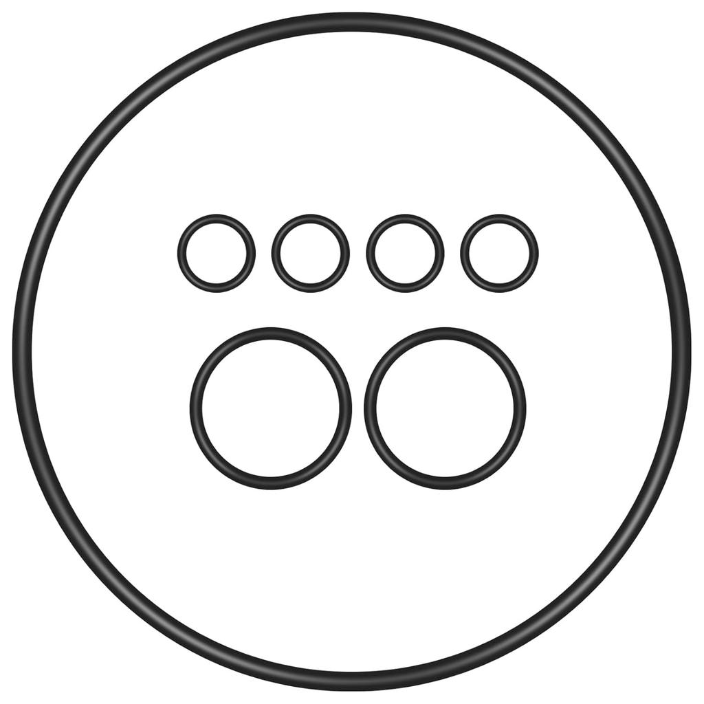 O-Ring Seal kit for FX5/FX6 Aquarium Cartridge Filter Compatible with Fluval A-7, A-0, A-2 Replacement Parts