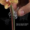 100Pcs Garden Tools Stem Clips Grow Upright Orchid Plastic Mini Stalks Flower