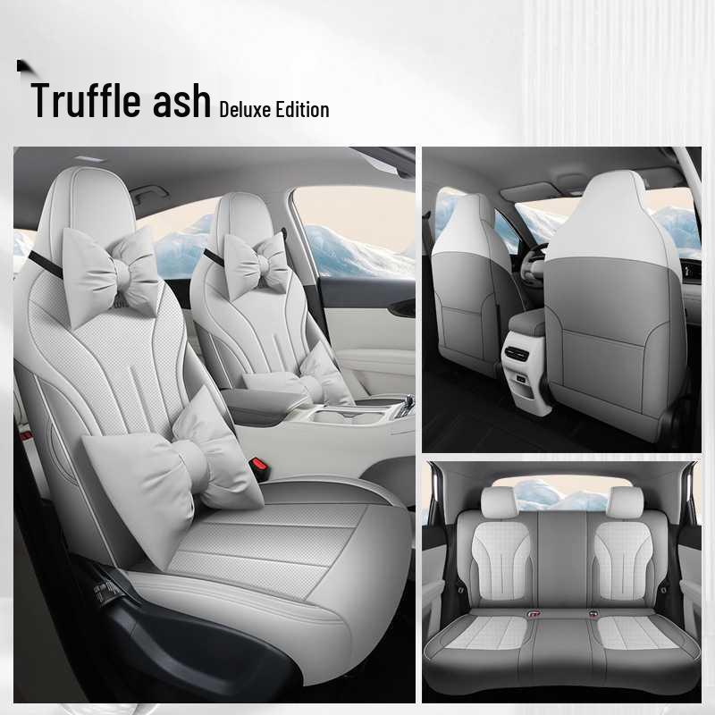 2026 Universal Leather Car Seat Cushion - All-Season Full Coverage for Geely Xingyuan