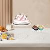 2 Pieces Dessert Display Plate Decor Storage Tray for Wedding Cafe Baking Celebration