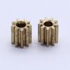 2pcs Motor Pinion Gear for Lego Duplo Intelli Locomotive Module 9 Teeth Brass Gear RC Car Motor Replacement Accessories