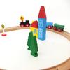 Maxim Wooden Rail Set Series with Magnetic Cars, Figure of 8, 37 Pieces