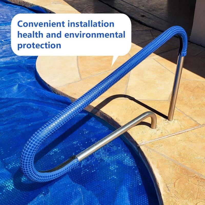 Nonslip Swimming Pool Hand Railing Handrail Cover Antiscald 4/6/8/10FT Neoprene Safe Rails Grip Accessories for All Ages