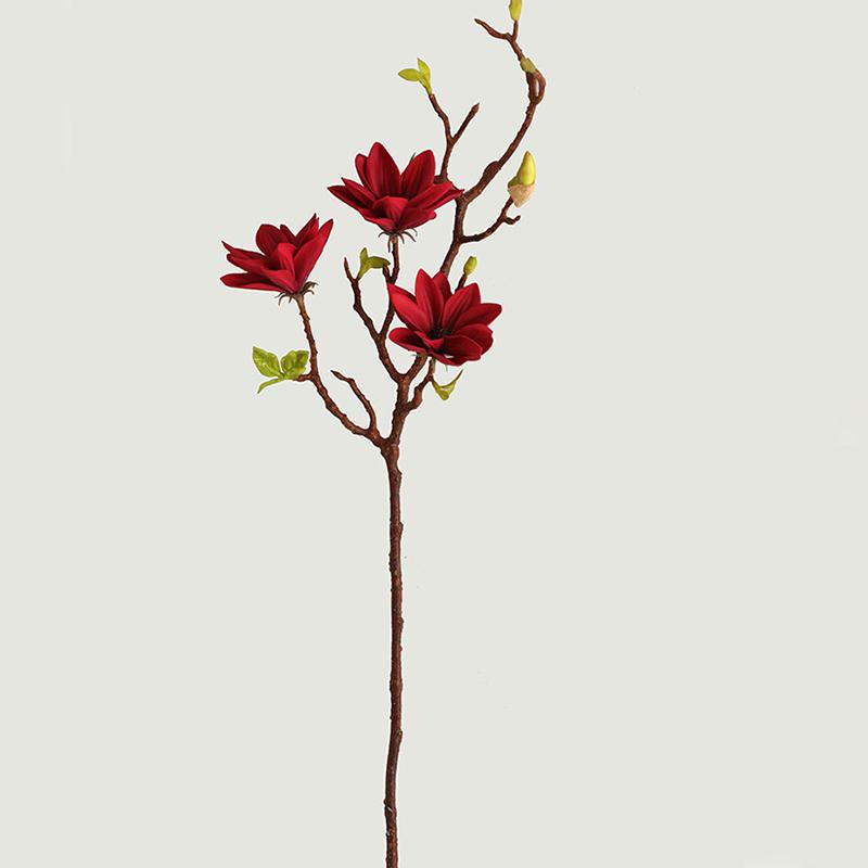 1ks simulace květinových větví svatební girlanda EVA magnólie kytice svatební více možností k dispozici