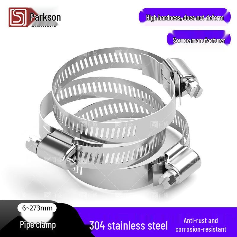 304 Stainless Steel Heavy Duty Hose and Pipe Clamps