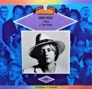 

7inch Record JOHN MILES - Music / Slow Down OG9339 Old Gold 1991 UK Rock Used