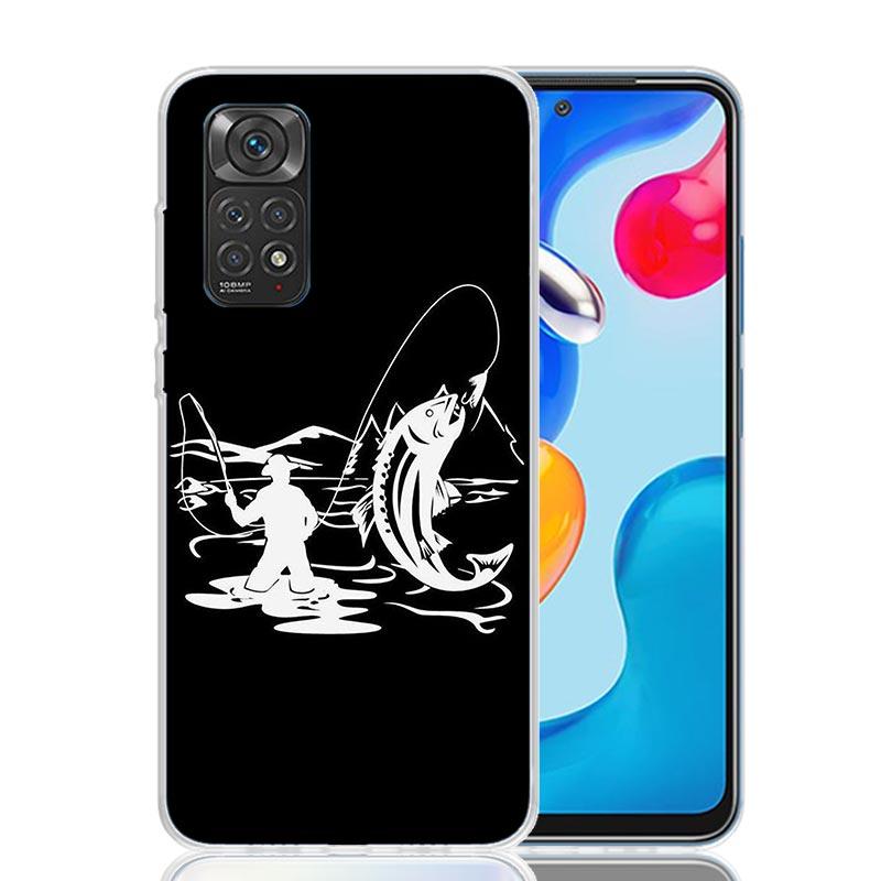 

Hunting Fishing Man Phone Case For Xiaomi Redmi Note 13 14 15 Pro Plus 12S 12 14S 11S 11E 10 10S 11 11T 5G 4G Cover Coque Redmi Note 13 Pro Plus