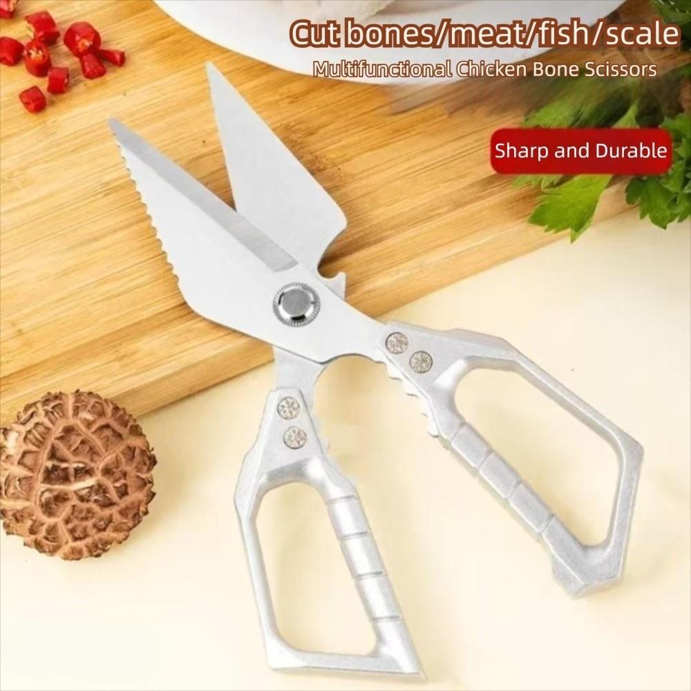 Heavy Duty Poultry Shears Ultra Sharp Meat Cutter Scissors Boning Scissors  For Kitchen