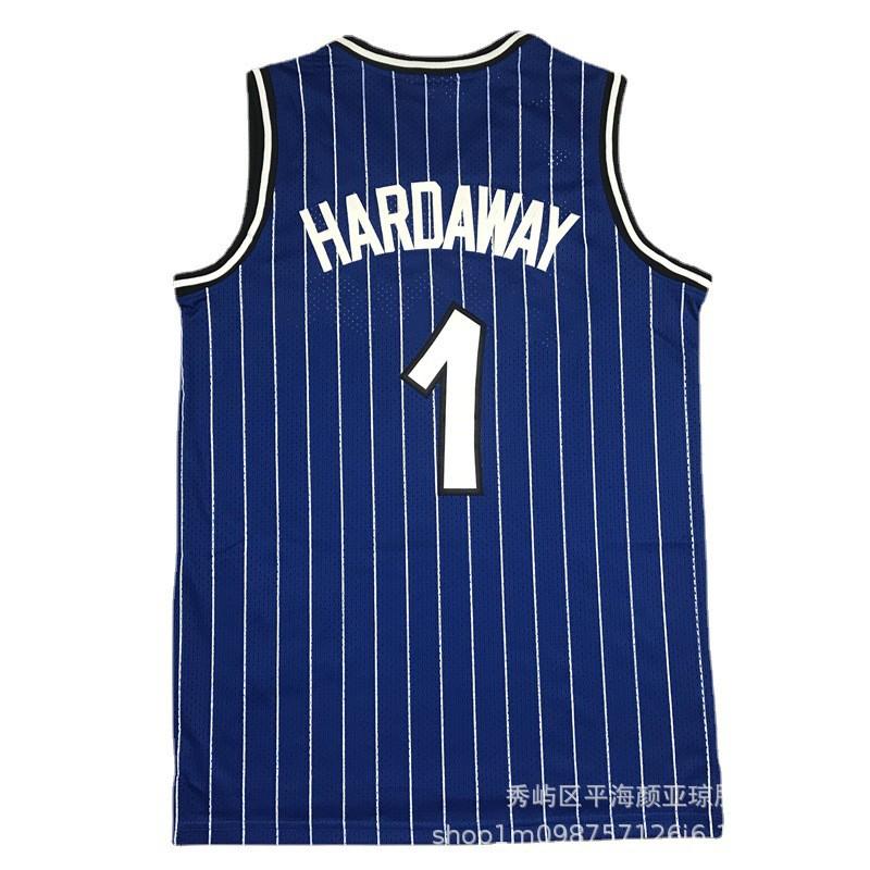 Embroidered Orlando Magic NBA Jersey Anfernee Hardaway 1 Basketball Uniform Men Women Fall Winter