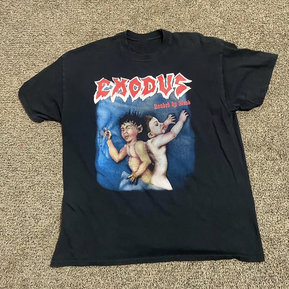 Vintage Exodus Band Bonded-by-blood Shirt Unisex Concert S-4XL XXL