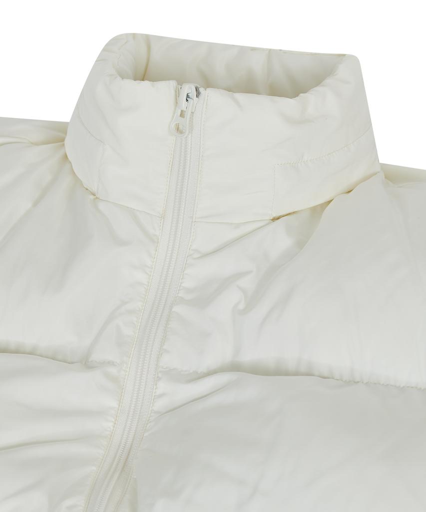Standarderror 87-Stan021 Essential Asymmetrical Oversized Hooded Padded Jumper Ivory