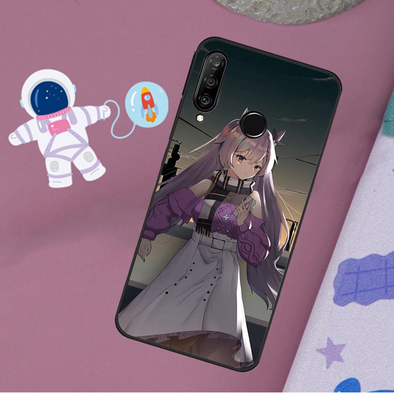Keqing Genshin Impact Anime For Huawei Nova 11i 8i 7i 3i Nova 10 9 SE 5T Y60 Y61 Y70 Y90 P20 P30 P40 Lite P60 Pro Case