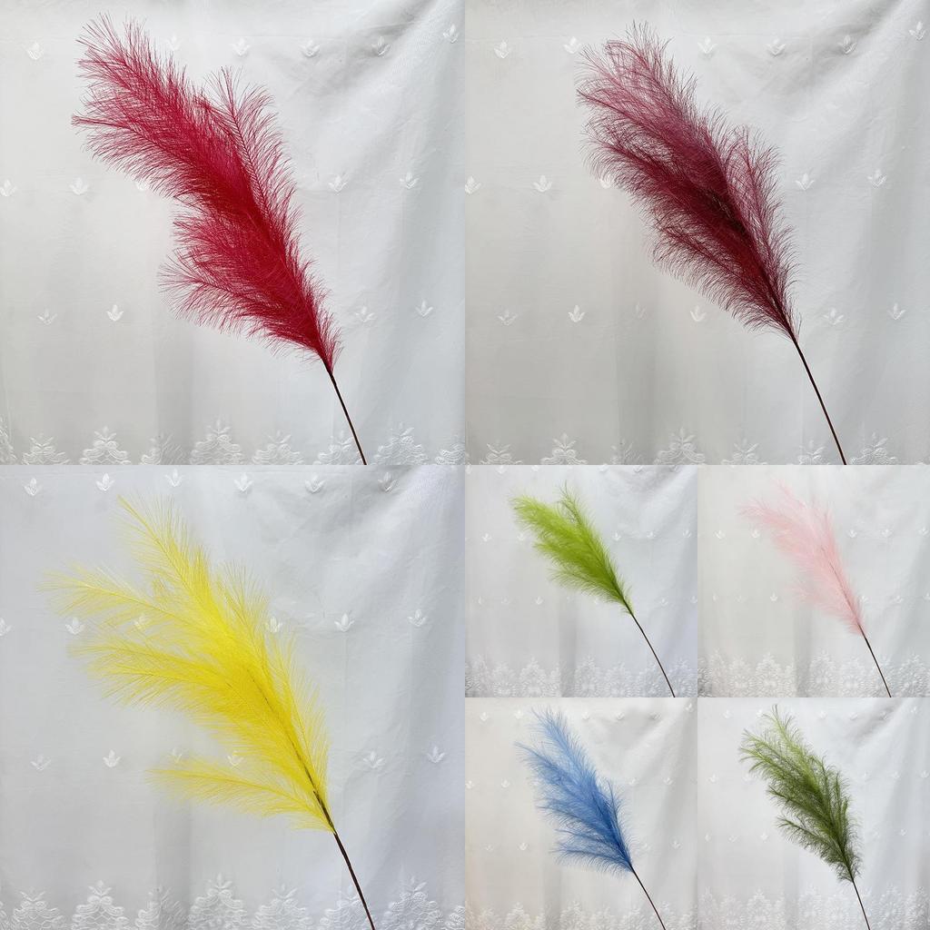 Wedding Decor Artificial Phragmites Hirsuta With Polyester Fabric For Home And Event Displays